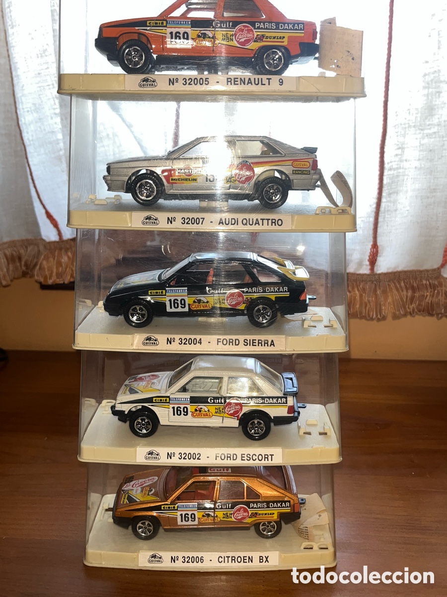Coleccionismo: Colecci&oacute;n Colecci&oacute;n GUISVAL Par&iacute;s-Dakar 1:43 con urnas originales