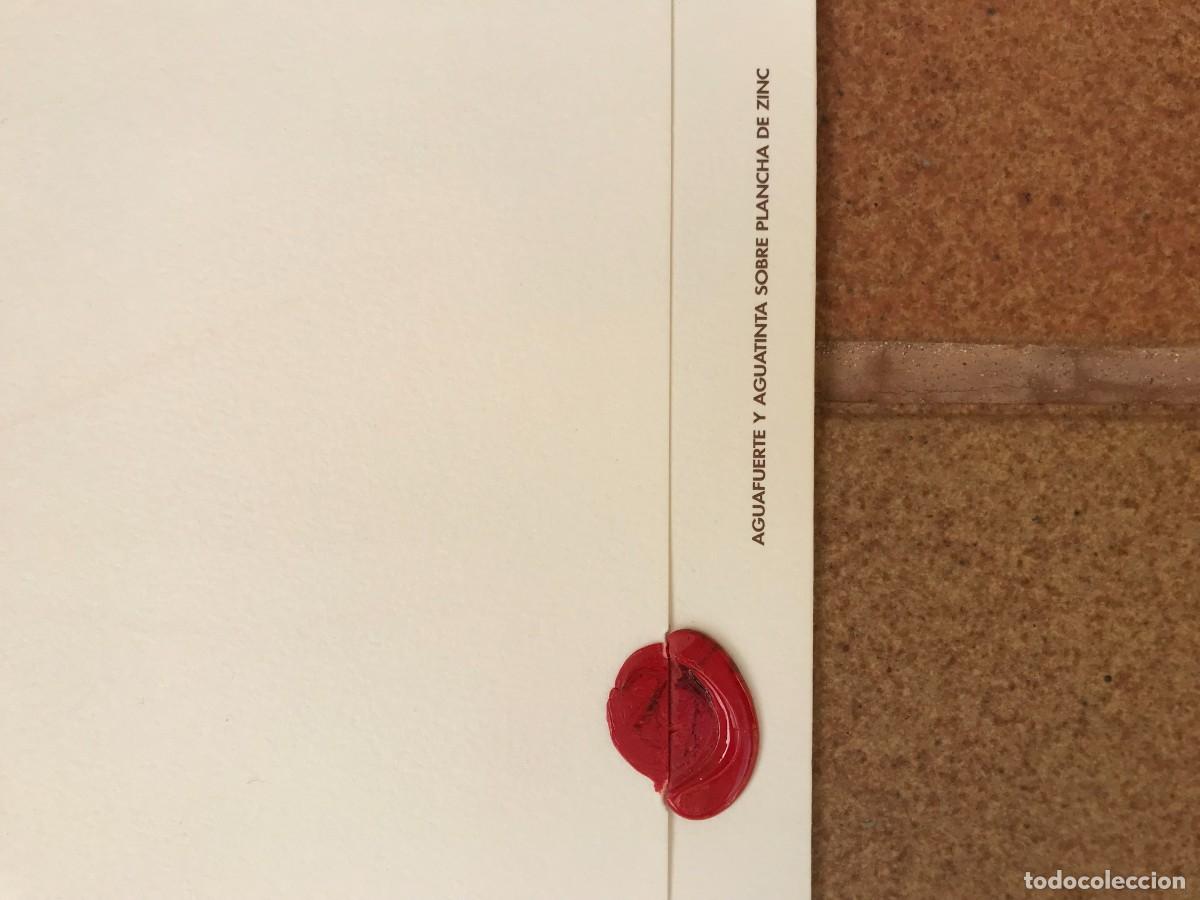 Coleccionismo: L&aacute;mina aguafuerte firmada y numerada - Foto 10
