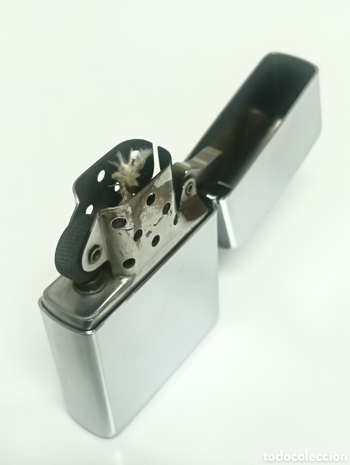 Coleccionismo: Zippo cl&aacute;sico cromado original - Foto 6