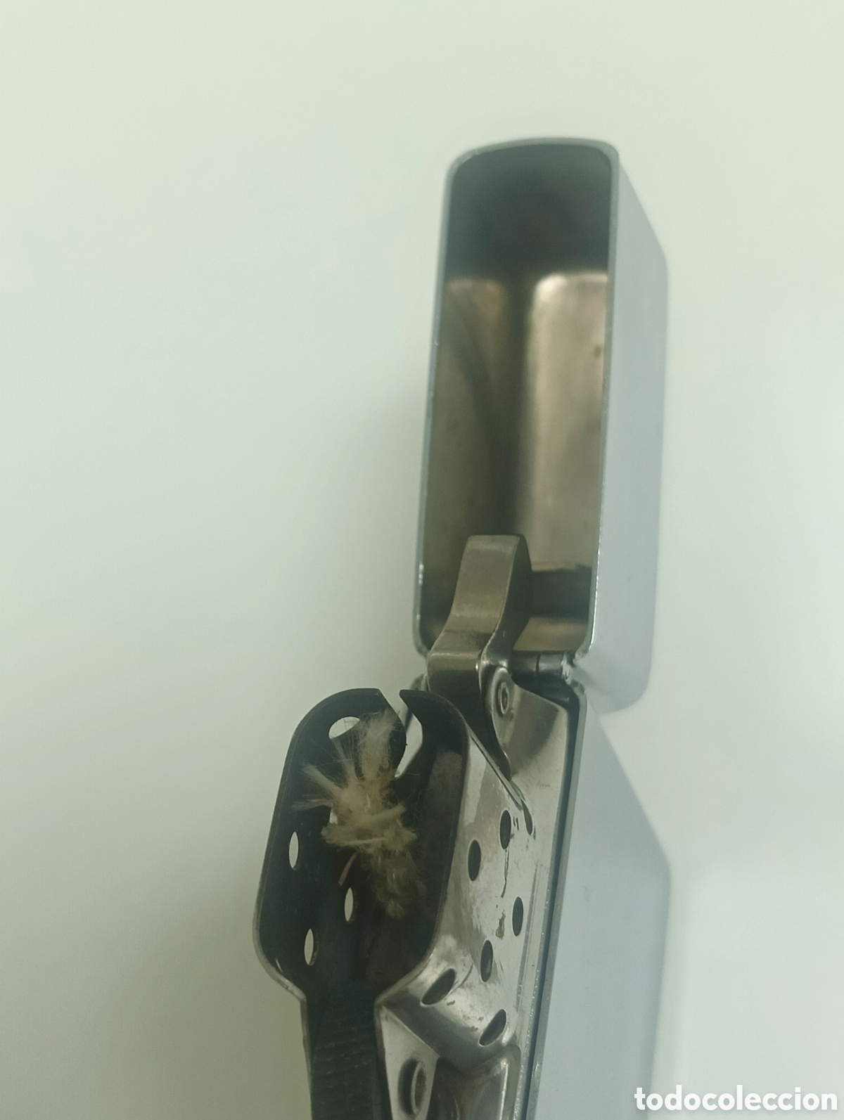 Coleccionismo: Zippo cl&aacute;sico cromado original - Foto 7