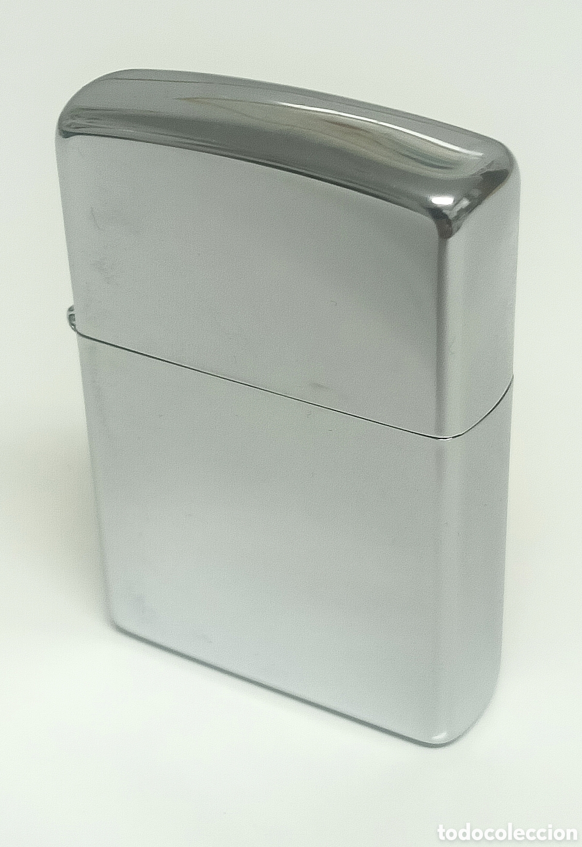 Coleccionismo: Zippo cl&aacute;sico cromado original