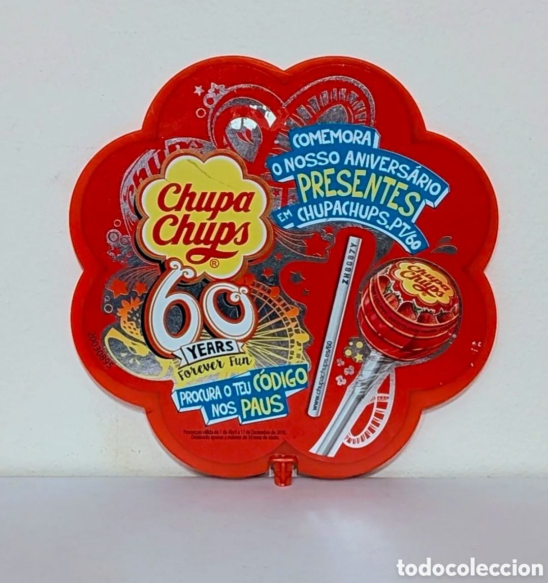 Coleccionismo: Expositor Chupa Chups 60 Aniversario - Foto 2