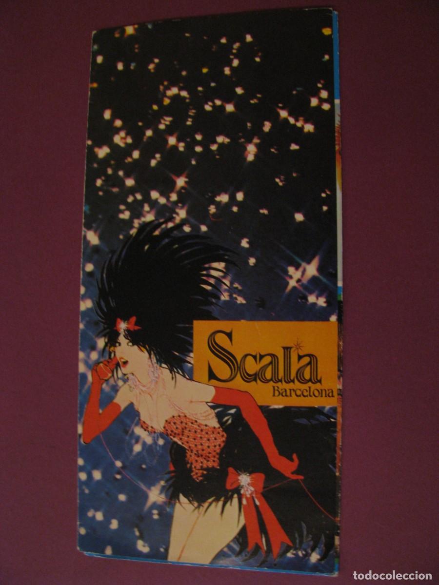 Coleccionismo: FOLLETO PUBLICIDAD DE MUSIC HALL SCALA, BARCELONA. 1975