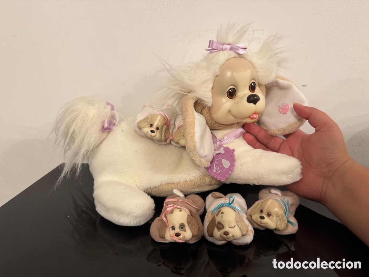 Coleccionismo: Puppy Surprise Vintage Perro con cachorros