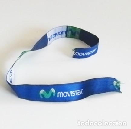 Coleccionismo: PULSERA DE MOVISTAR - PUBLICIDAD DE COMPA&Ntilde;&Iacute;A TELEF&Oacute;NICA - PULSERITA CON EL LOGO LOGOTIPO DE EMPRESA