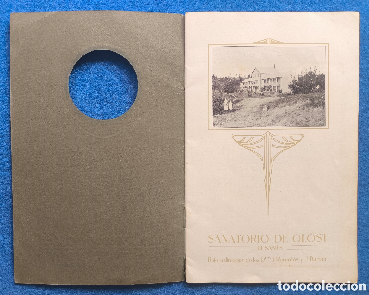 Coleccionismo: OLOST DE LLU&Ccedil;AN&Egrave;S SANATORI 1914 - Foto 4