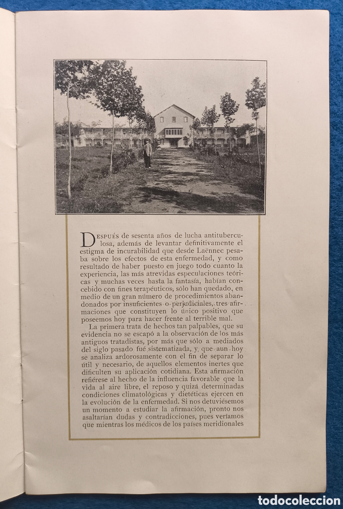Coleccionismo: OLOST DE LLU&Ccedil;AN&Egrave;S SANATORI 1914 - Foto 5