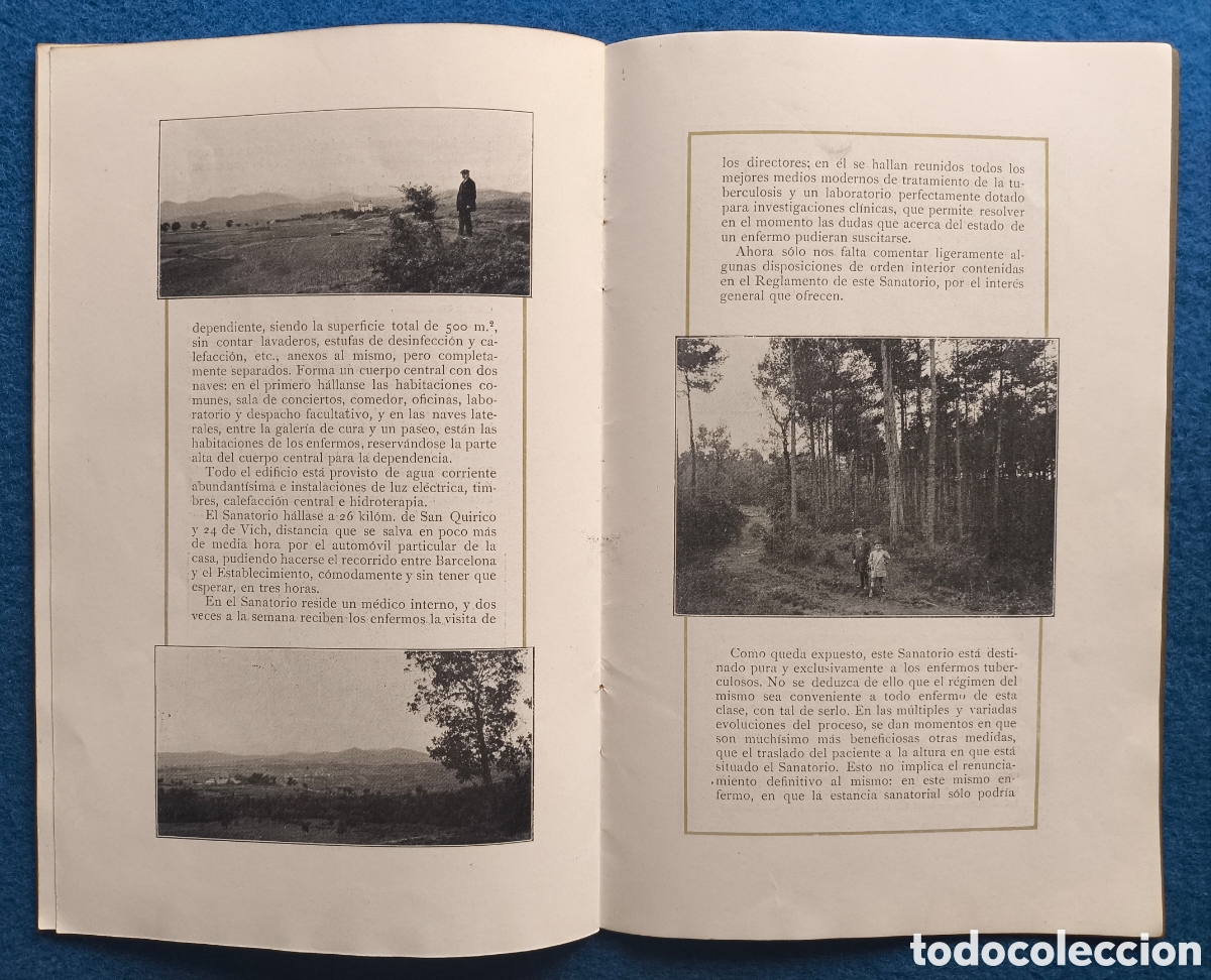 Coleccionismo: OLOST DE LLU&Ccedil;AN&Egrave;S SANATORI 1914 - Foto 10