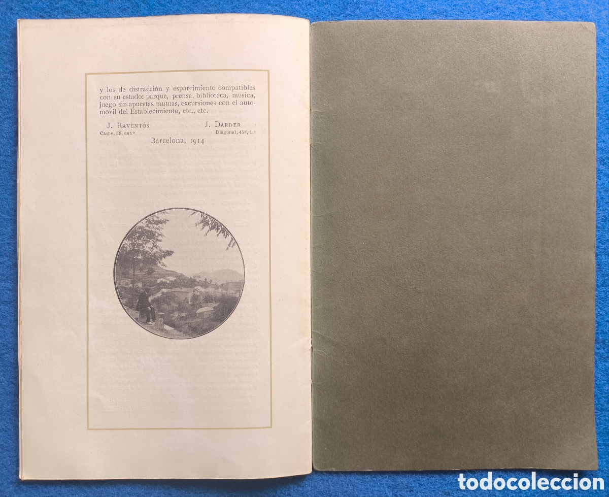 Coleccionismo: OLOST DE LLU&Ccedil;AN&Egrave;S SANATORI 1914 - Foto 12