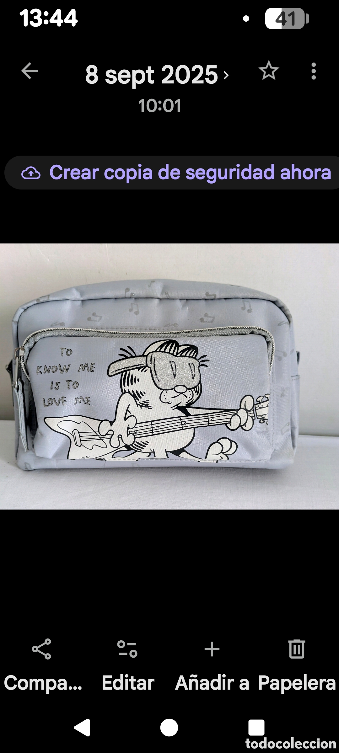 Coleccionismo: Garfield neceser womens secret - Foto 5