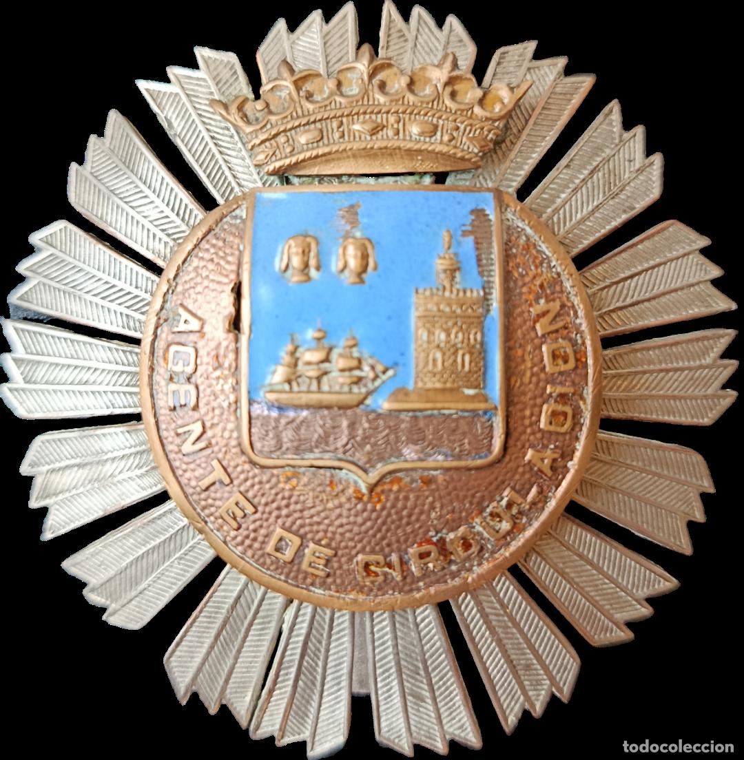 Coleccionismo: Placa de Policia - Agente de circulaci&oacute;n de Santander