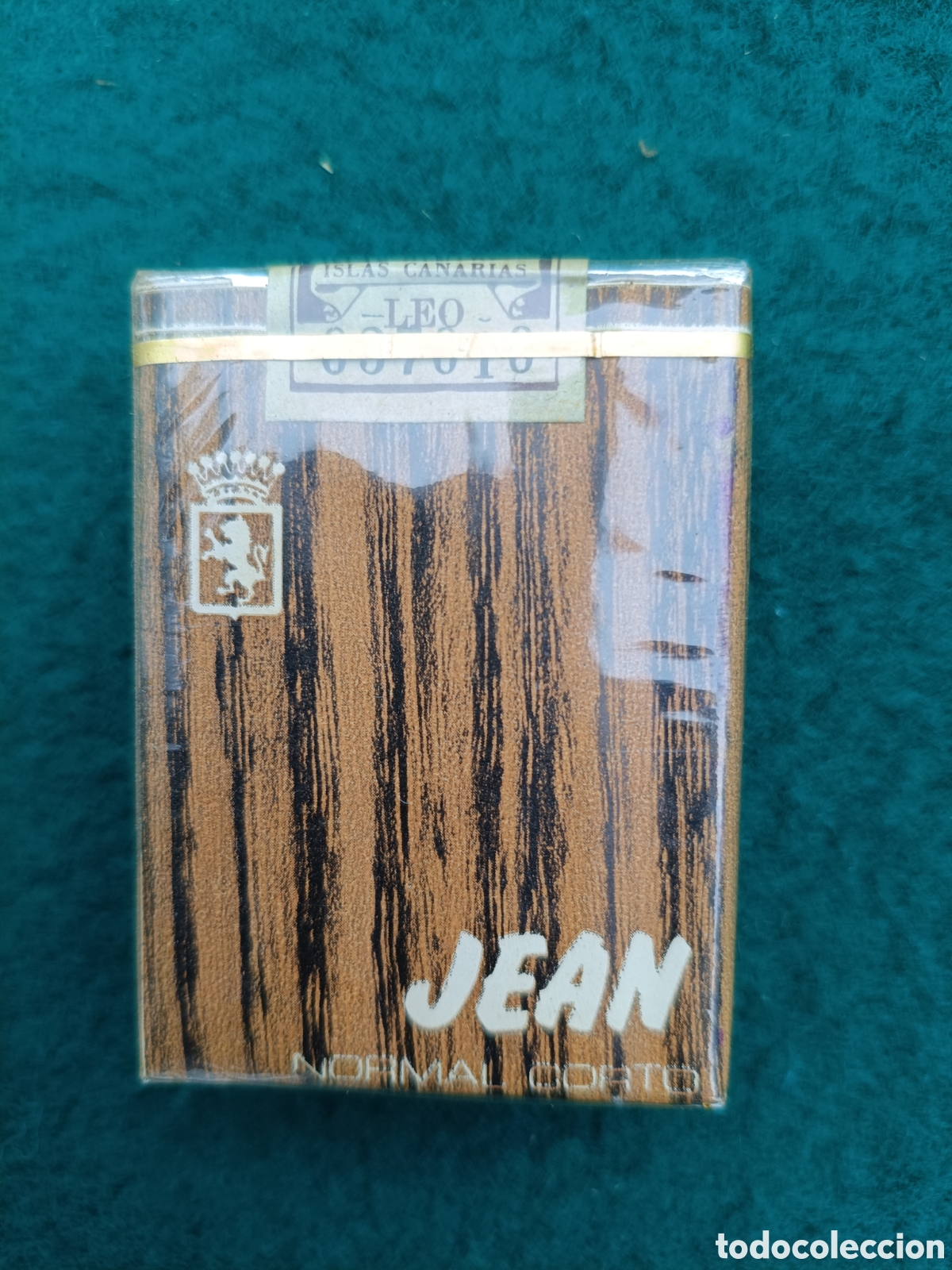 Coleccionismo: Jean paquete de cigarrillos Jean cortos objeto de colecci&oacute;n EL TABACO PERJUDICA SERIAMENTE LA SALUD