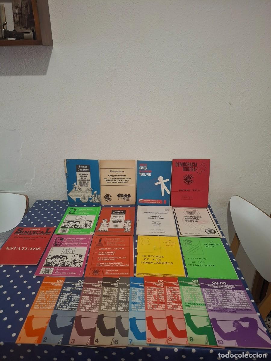 Coleccionismo: Lote 23 boletines de C.C.O.O.Estatutos y organizaci&oacute;n,1er congreso,convenios,etc... a&ntilde;o 1978