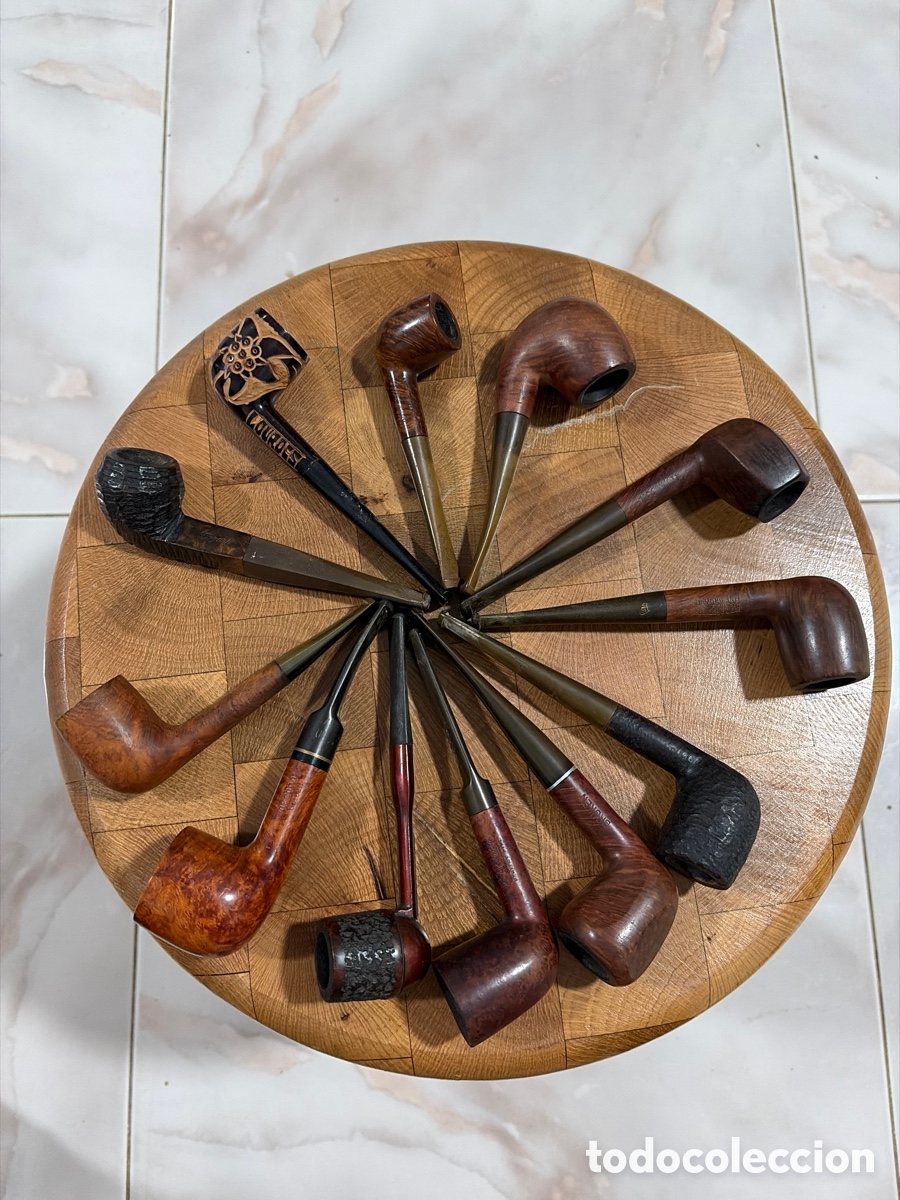Coleccionismo: Lote pipas antiguas briar Alco Dr.Plumb Brucken Dover Flamidor Coral Lourdes Clipper Adyin