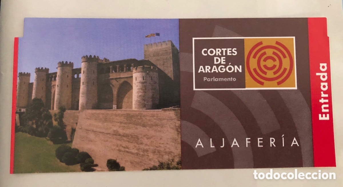Coleccionismo: Recuerdo Cortes de Arag&oacute;n- Palacio Aljafer&iacute;a