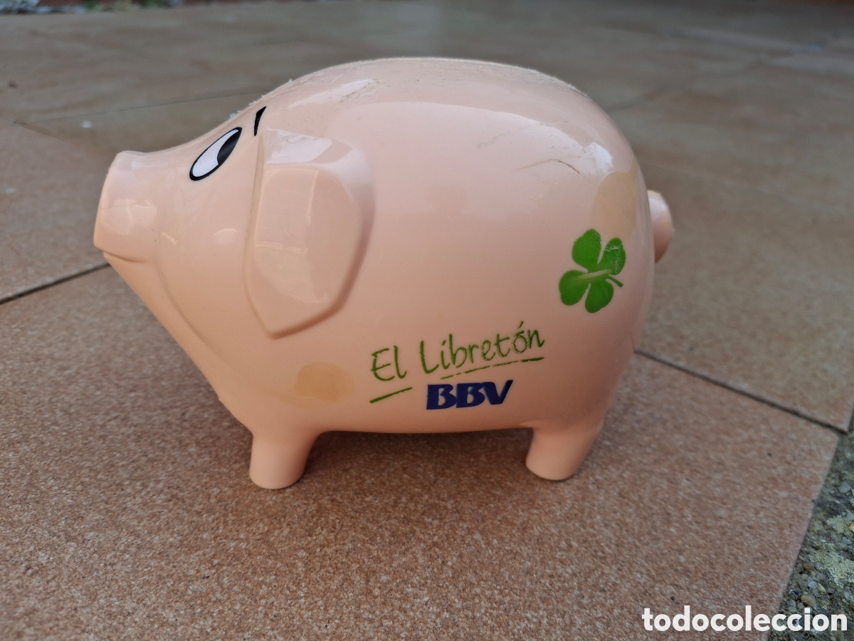 Coleccionismo: HUCHA CERDITO EL LIBRET&Oacute;N BBV