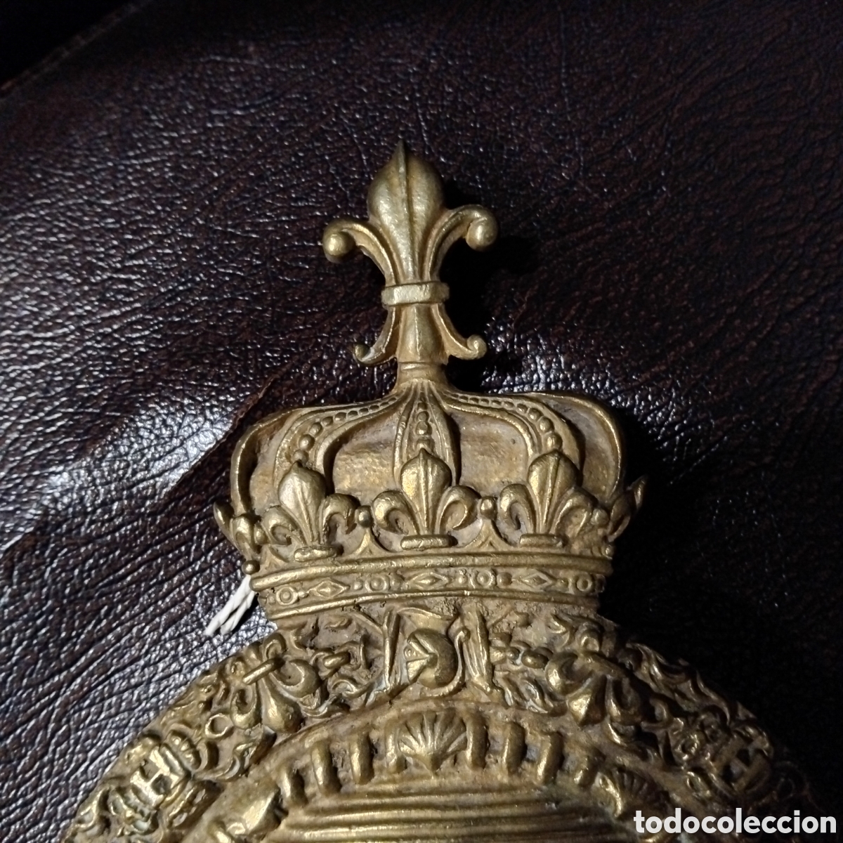Coleccionismo: Placa de Bronce Borbones. Francia - Foto 2