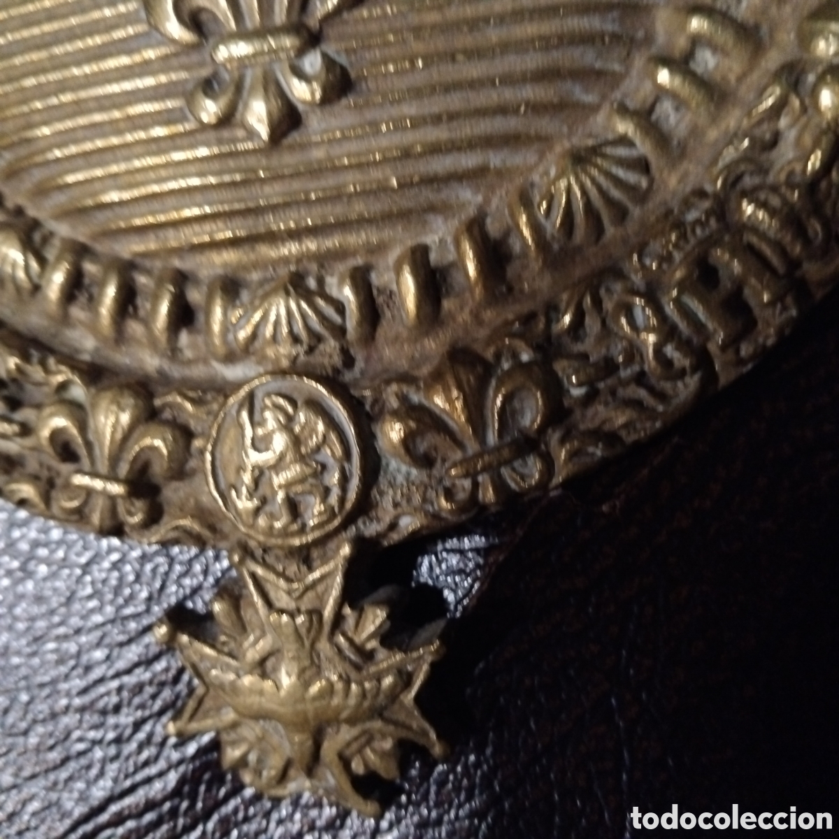 Coleccionismo: Placa de Bronce Borbones. Francia - Foto 3