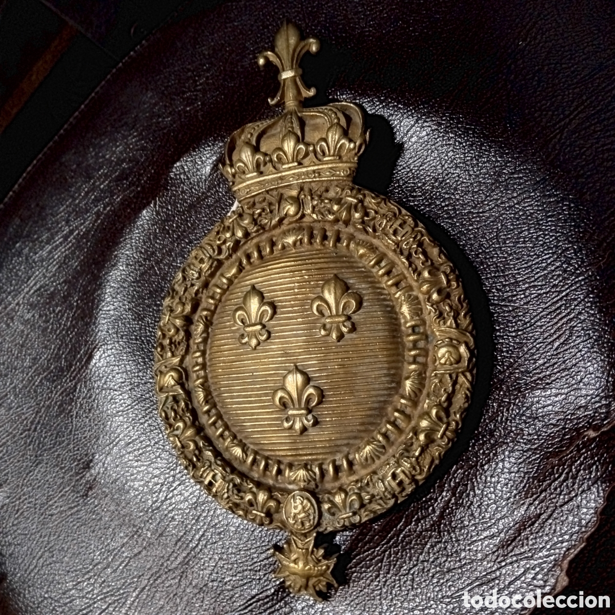 Coleccionismo: Placa de Bronce Borbones. Francia - Foto 1