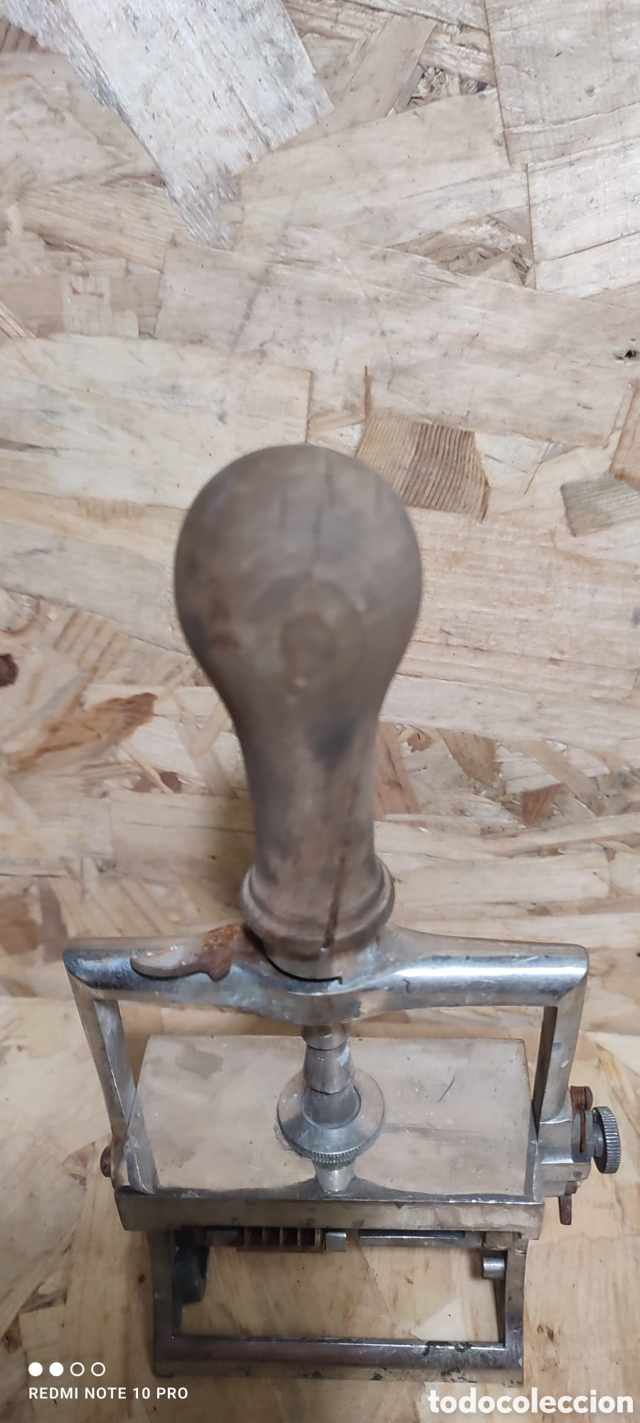 Coleccionismo: Antiguo tamp&oacute;n numerador para restaurar, posiblemente marca Simes.