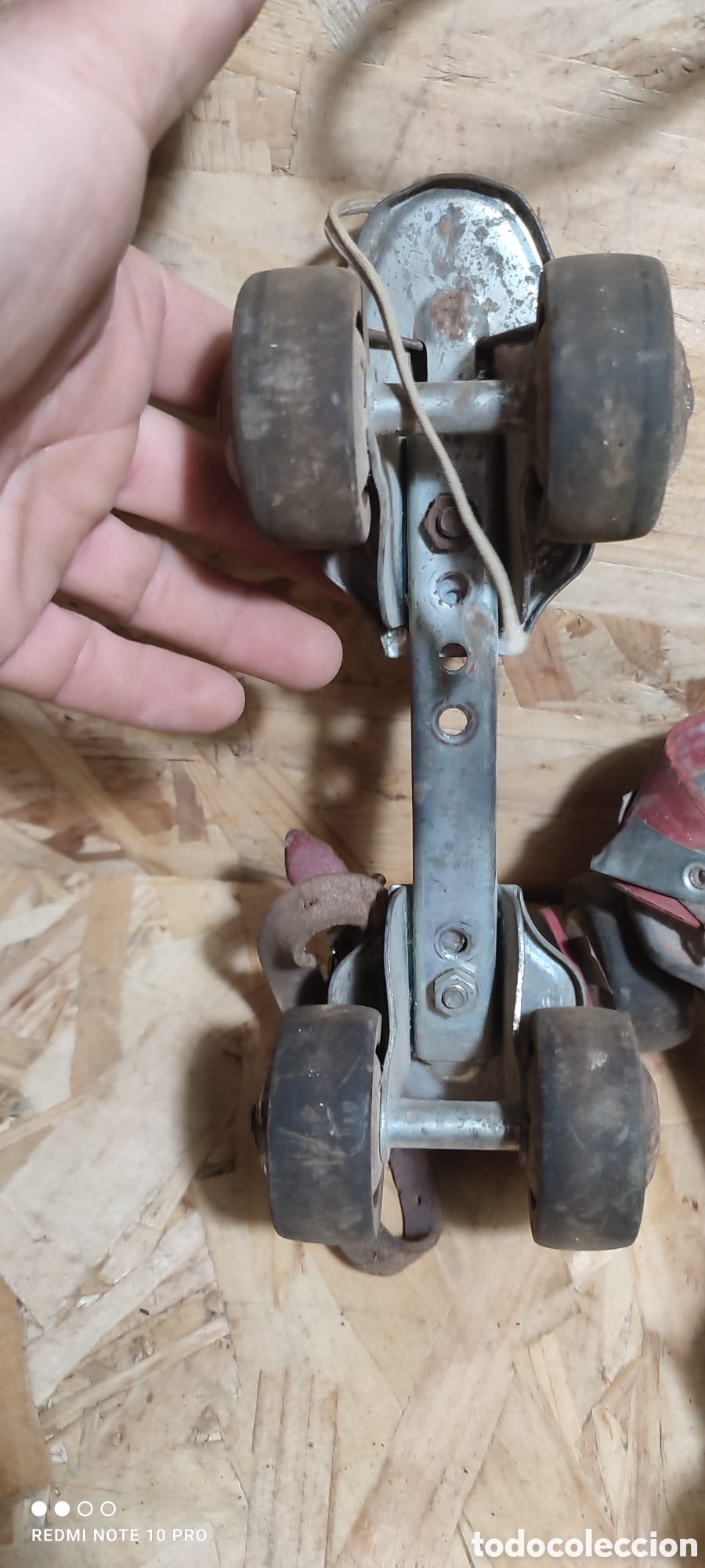 Coleccionismo: Antiguos patines ajustables - Foto 5