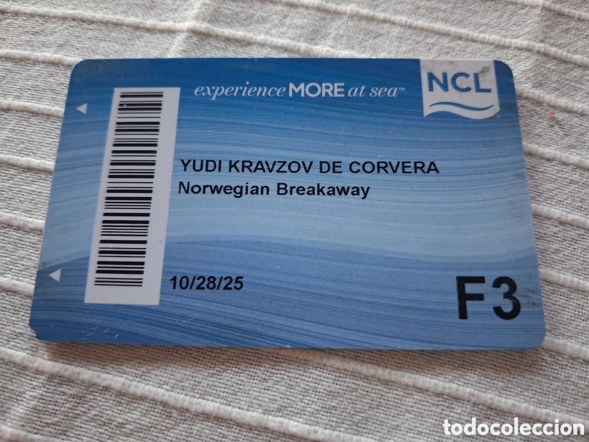 Coleccionismo: Tarjeta crucero norwegian