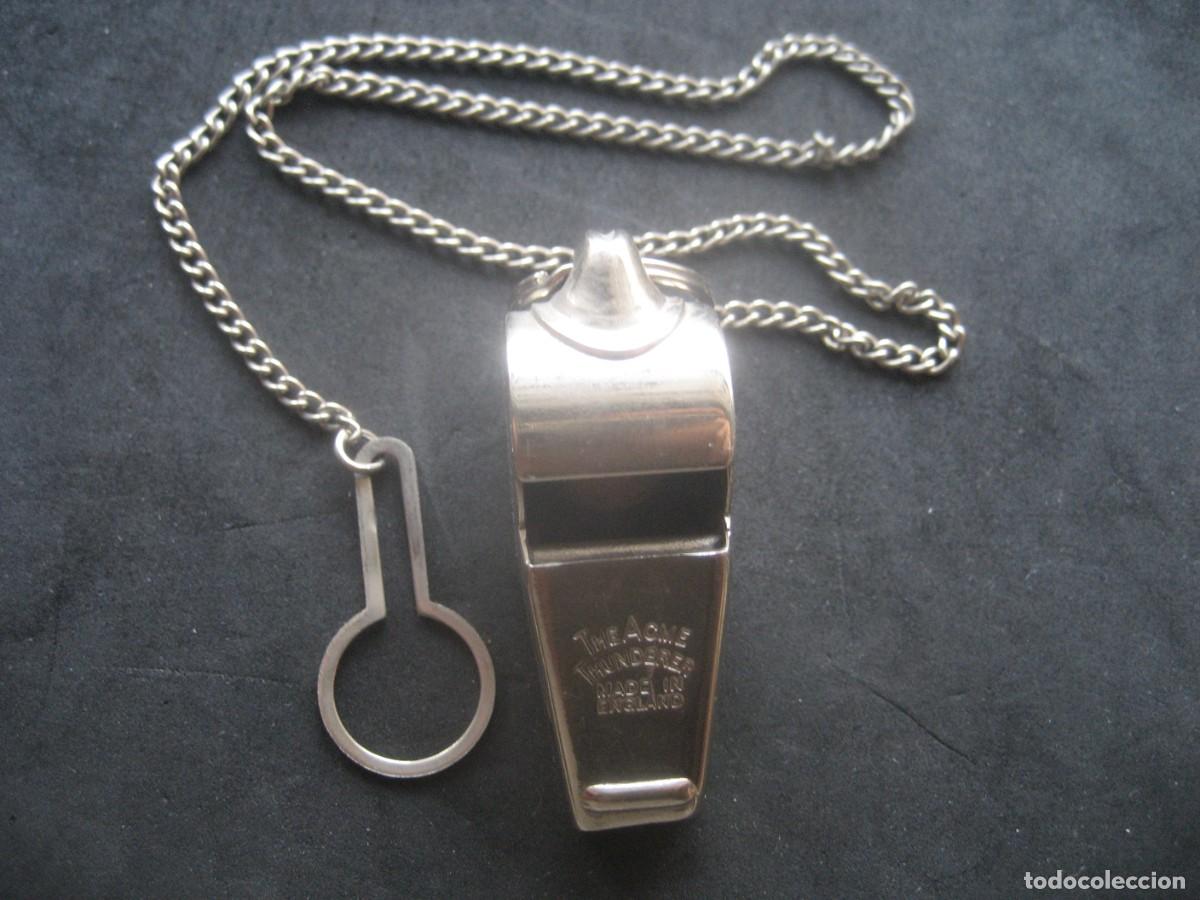 Coleccionismo: ANTIGUO PITO, SILBATO PROFESIONAL MARCA THE ACME THUNDERER. MADE IN ENGLAND