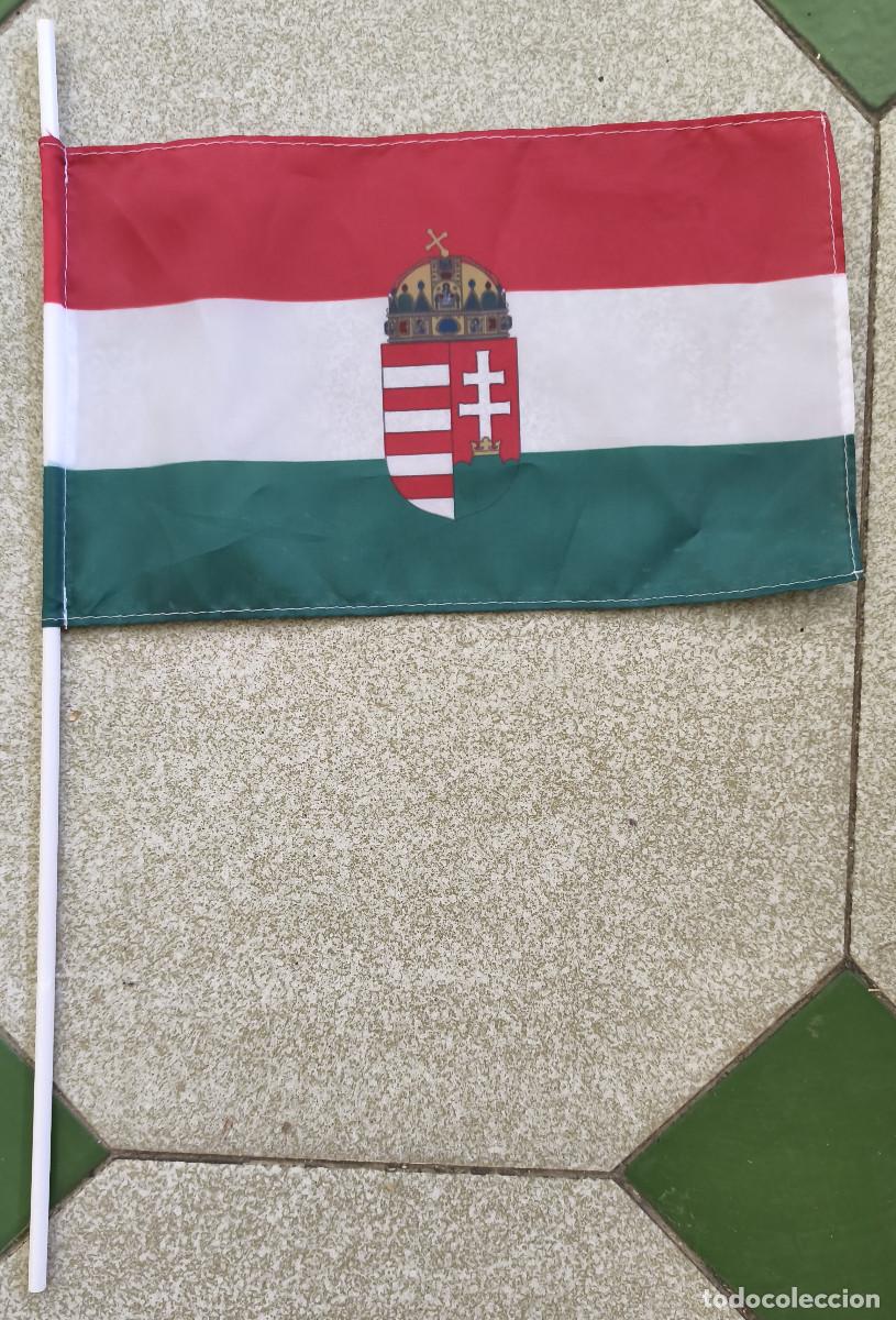Coleccionismo: BANDERA DE MANO - BUDAPEST ( HUNGRIA ) - 40 x 25 cm