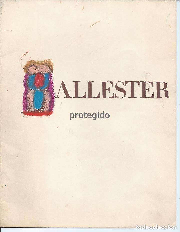 Coleccionismo: MURCIA, 1967. MARIANO BALLESTER. EXPOSICI&Oacute;N DEL BANCO EXTERIOR DE ESPA&Ntilde;A. FIRMADO. DIPTICO Y TAPAS.
