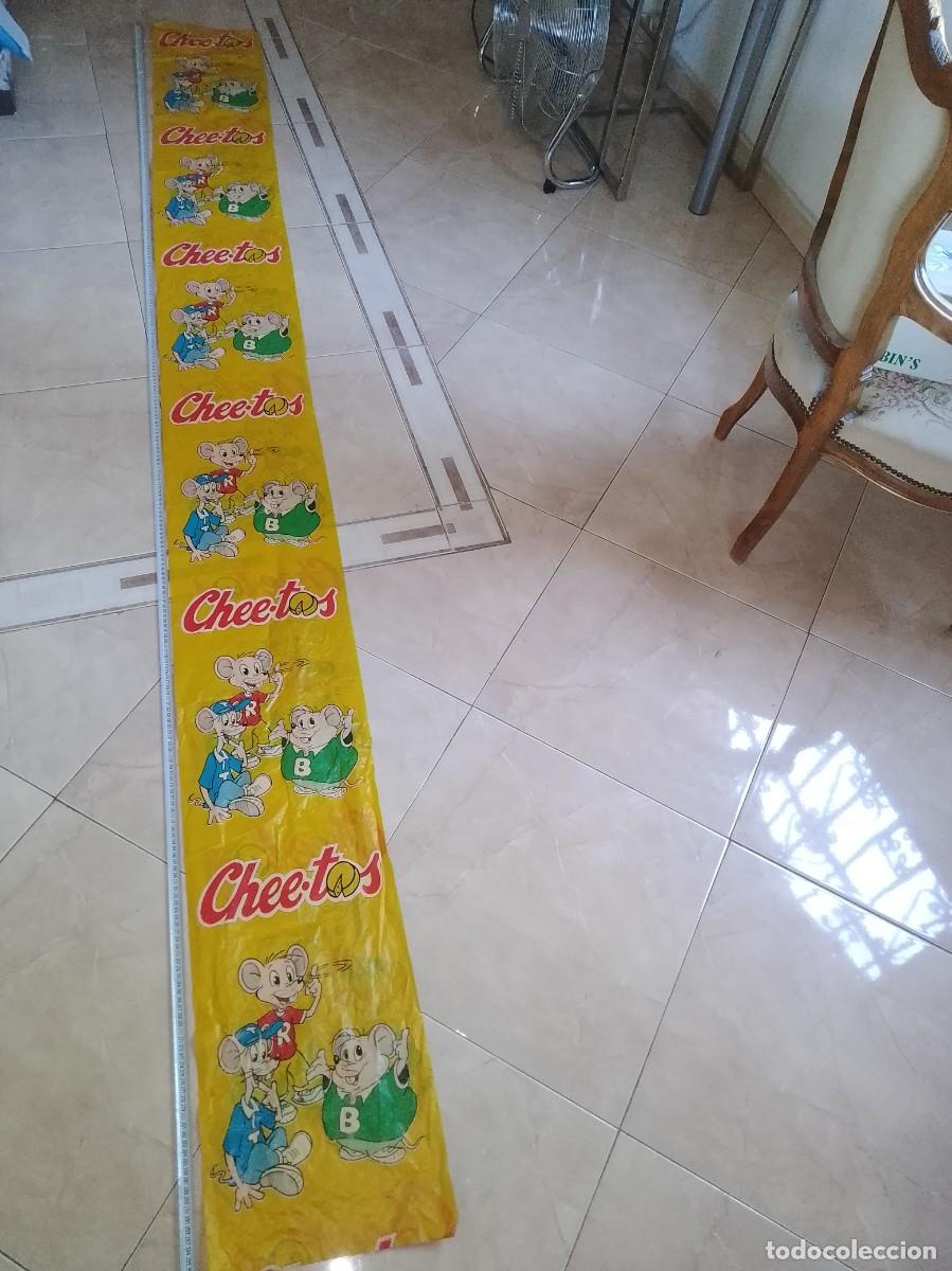 Collecting: Cheetos a&ntilde;os 80,90, casi 3 metros, globo bolsa &uacute;nico en tc muy dif&iacute;cil de encontrar