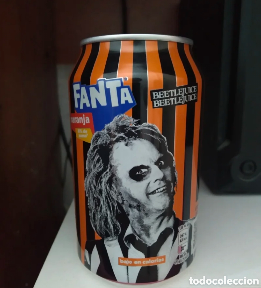Coleccionismo: Lata fanta Beetlejuice