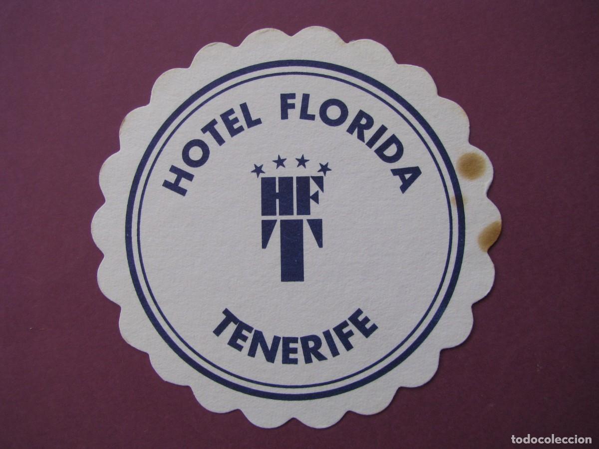 Coleccionismo: POSAVASOS HOTEL FLORIDA, TENERIFE.