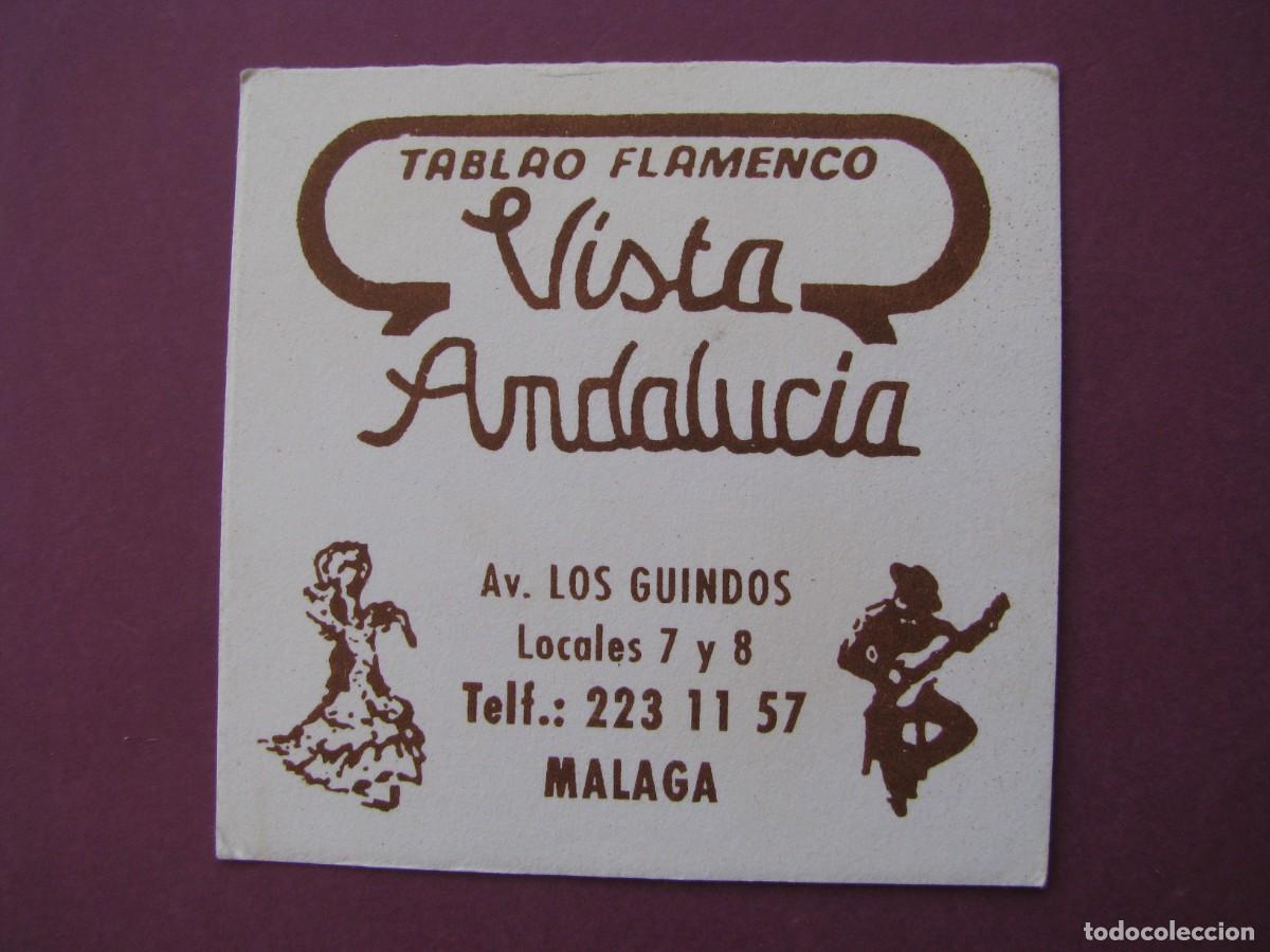 Coleccionismo: POSAVASOS TABLAO FLAMENCO. VISTA ANDALUCIA. MALAGA