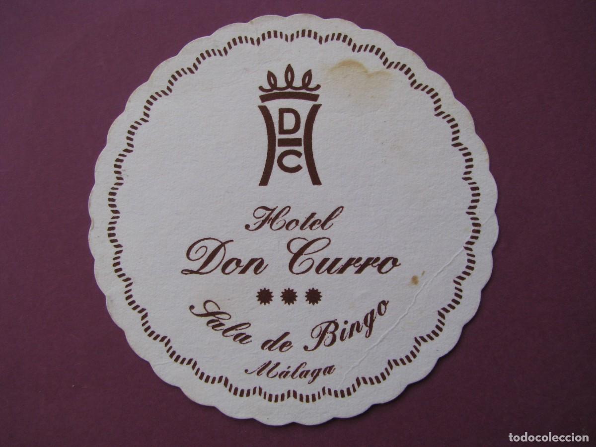 Coleccionismo: POSAVASOS HOTEL DON CURRO. SALA DE BINGO, MALAGA