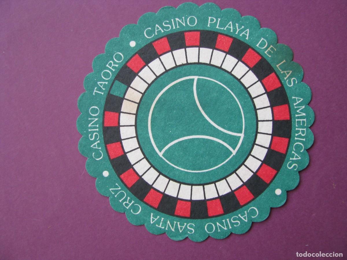 Coleccionismo: POSAVASOS CASINO SANTA CRUZ. CASINO TAORO. CASINO PLAYA DE LAS AMERICAS