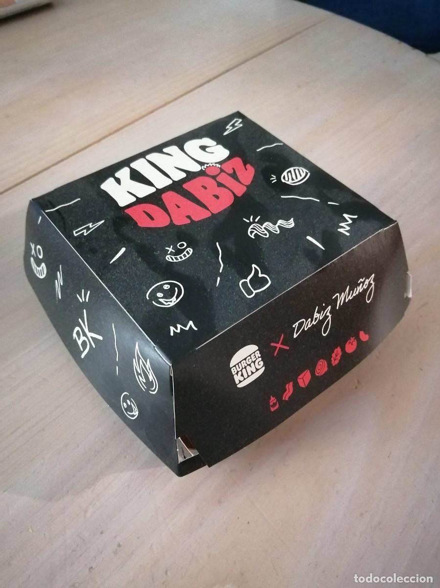 Coleccionismo: CHEF DABIZ MU&Ntilde;OZ BURGUER KING CAJA VAC&Iacute;A EXCLUSIVA EDICI&Oacute;N LIMITADA HAMBURGUESA MASTERCHEF DIVERXO