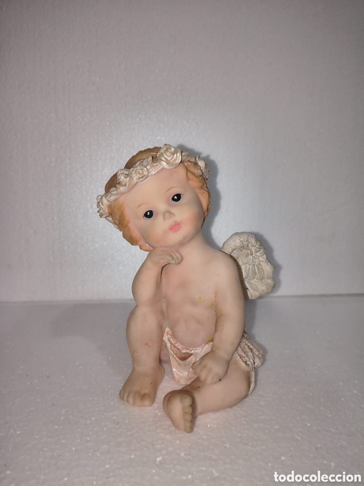 Coleccionismo: Figura de angelito de resina