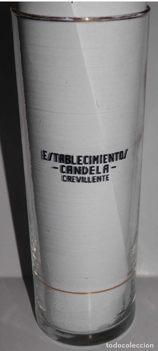 Coleccionismo: ANTIGUO VASO PHILIPS - ESTABLECIMIENTO CANDELA - Foto 2