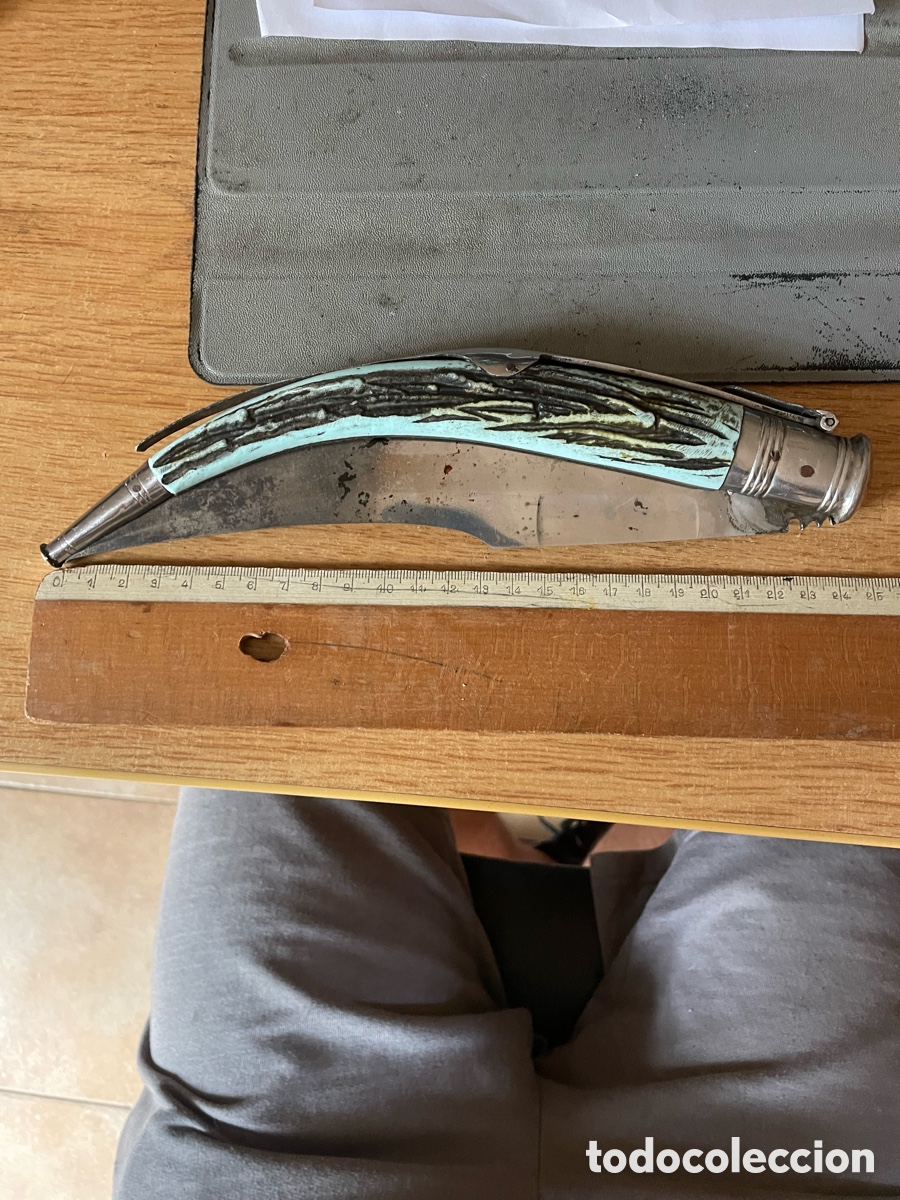 Coleccionismo: Gran navaja espa&ntilde;ola de 7 muells. Inox