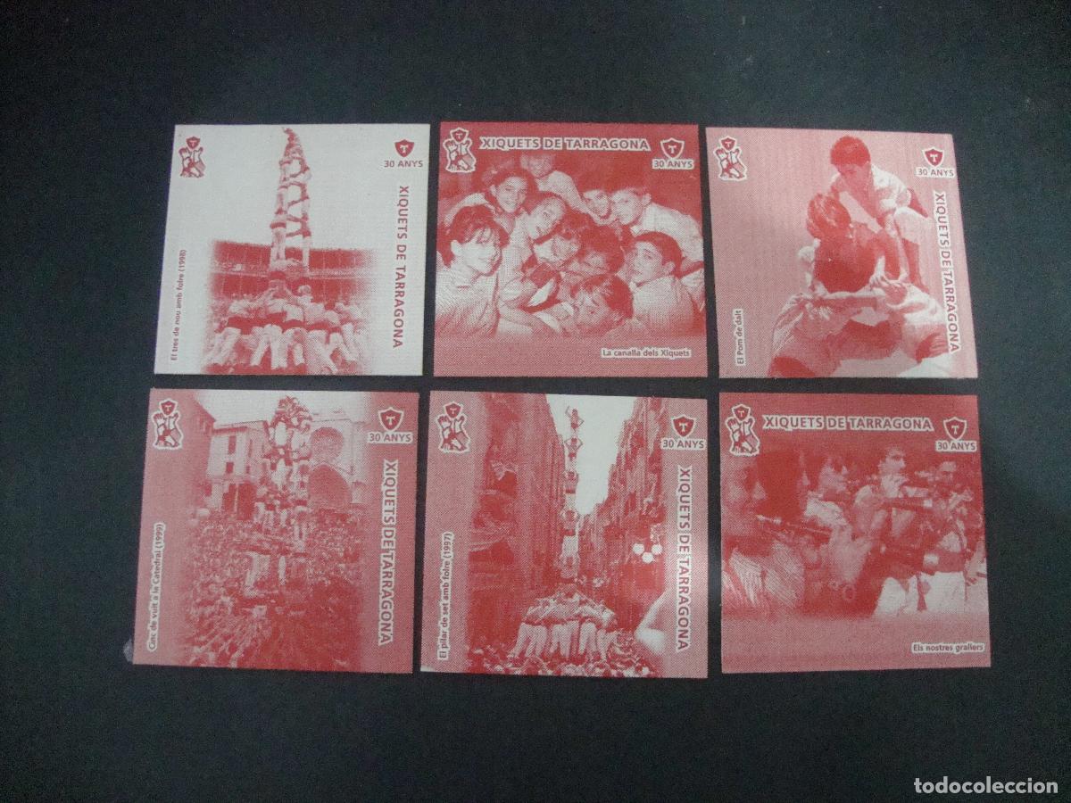 Coleccionismo: COLECCION DE 6 POSAVASOS 30 ANYS XIQUETS DE TARRAGONA