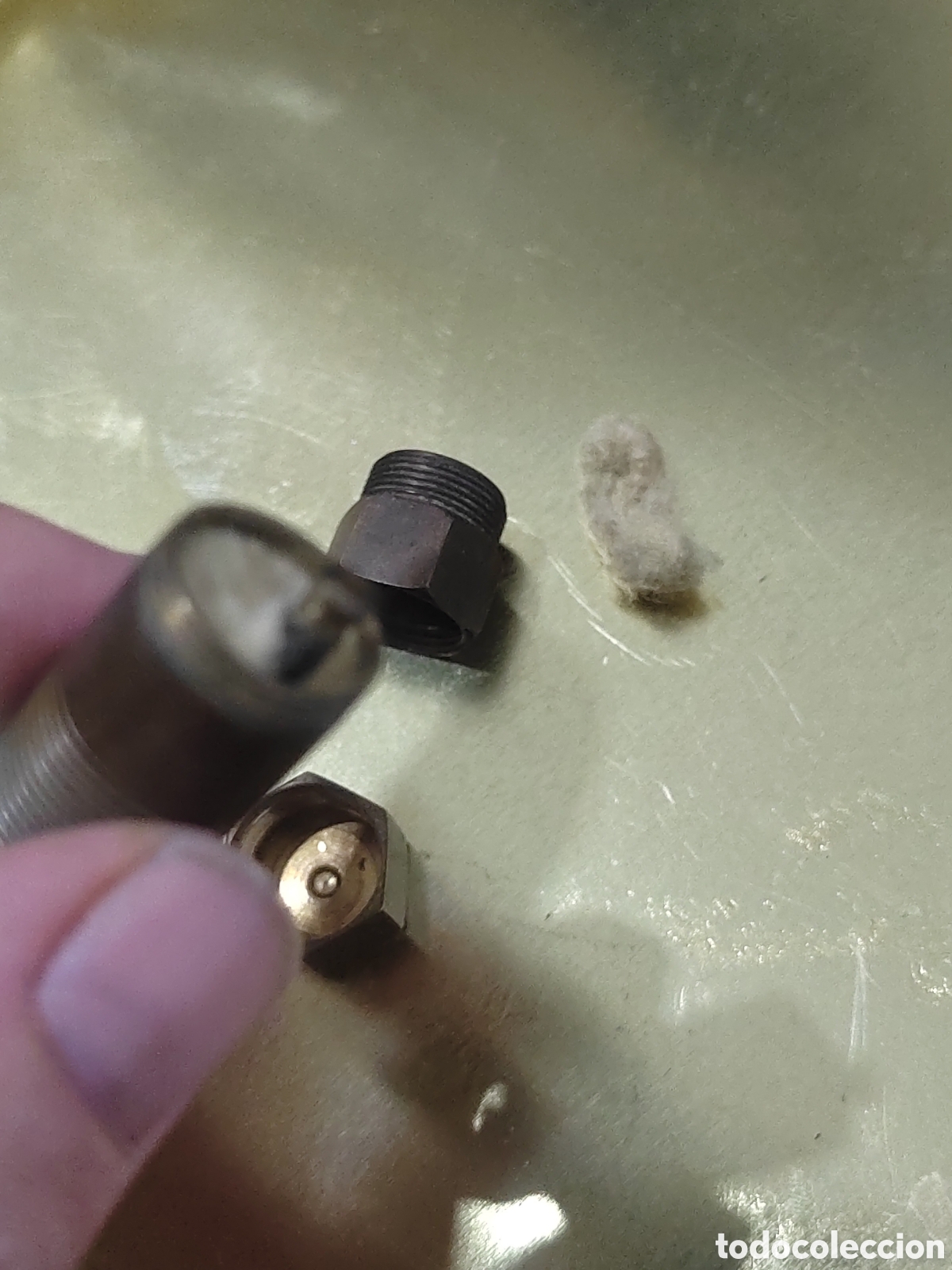 Coleccionismo: Antiguo mechero forma de tornillo - Foto 4
