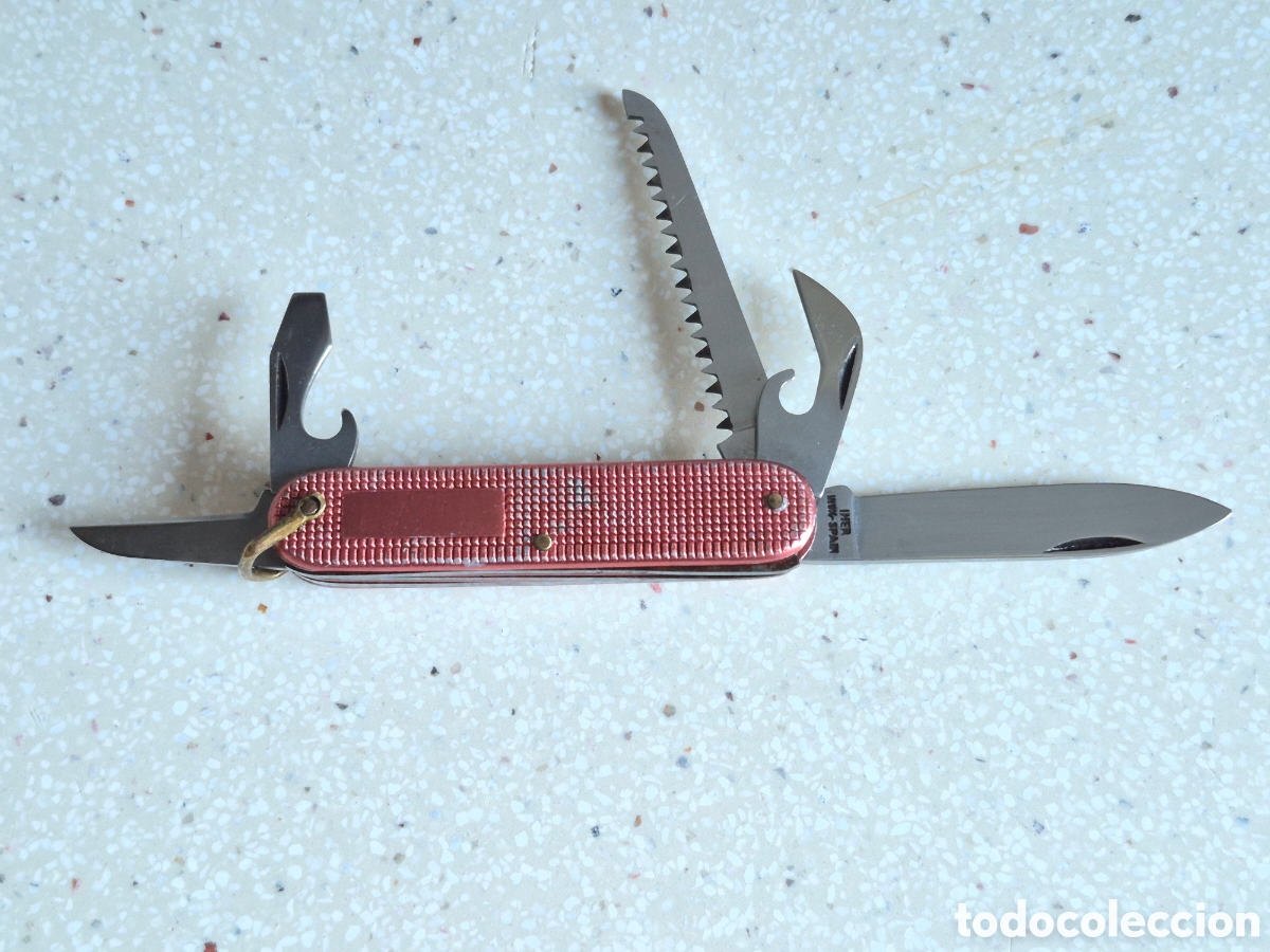 Coleccionismo: NAVAJA IHER - AITOR de ALUMINIO - Multiusos - 8 cm. - EXCELENTE - Muy RARA