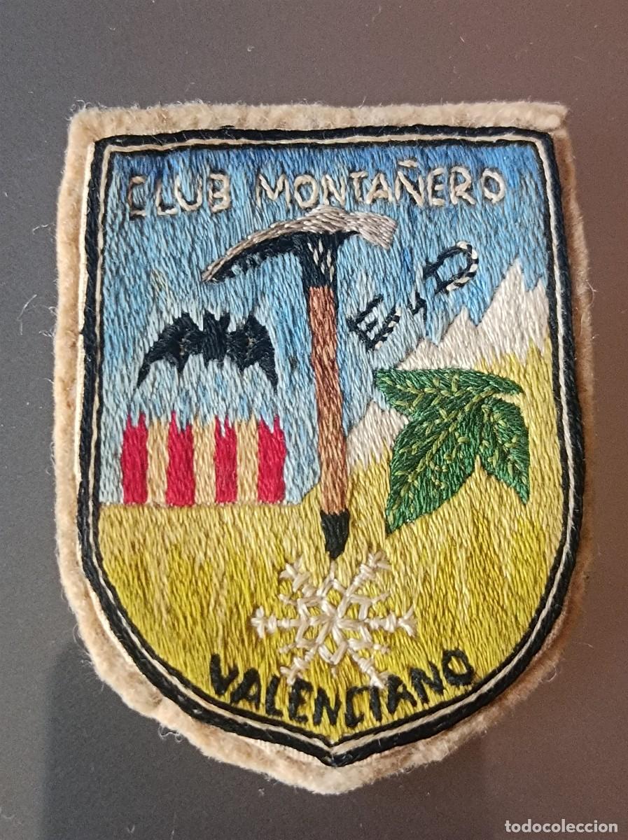 Coleccionismo: ESCUDO BORDADO CLUB MONTA&Ntilde;ERO VALENCIANO