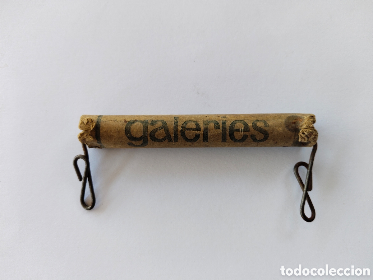 Coleccionismo: ANTIGUA ASA DE PUBLICIDAD PARA LAS BOLSAS DE GALERIES GALERIAS LAFAYETTE de PARIS - A&Ntilde;OS 30 - Poign&eacute;