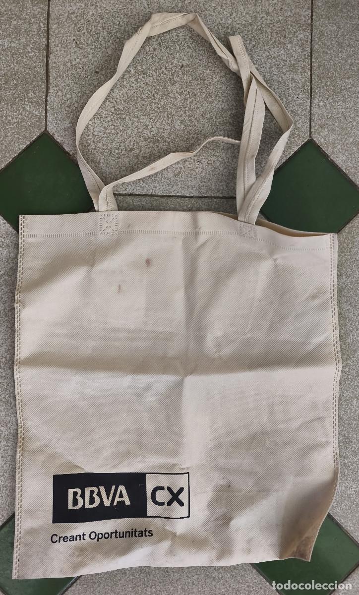 Coleccionismo: BOLSA SACO - BBVA ( Banco Bilbao Vizcaya Argentaria ) - 40 x 35 cm