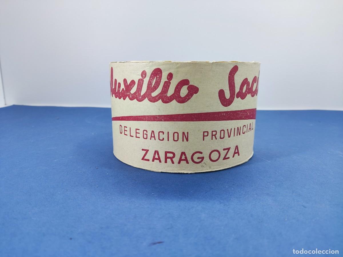 Coleccionismo: AUXILIO SOCIAL. DELEGACION PROVINCIAL, ZARAGOZA / ROLLO DE CINTA SIN ABRIR / EPOCA FRANQUISTA.