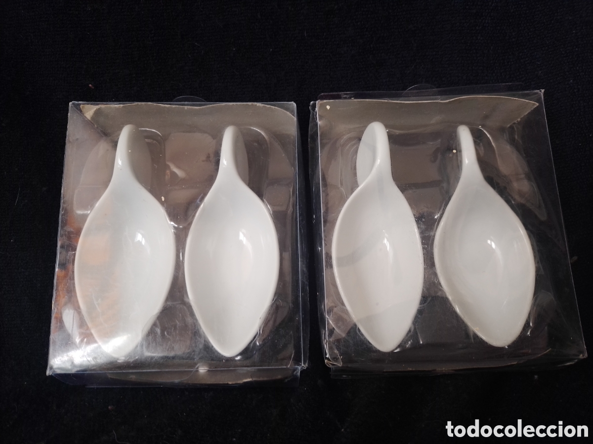 Coleccionismo: Lote de 4 cucharas degustaci&oacute;n.