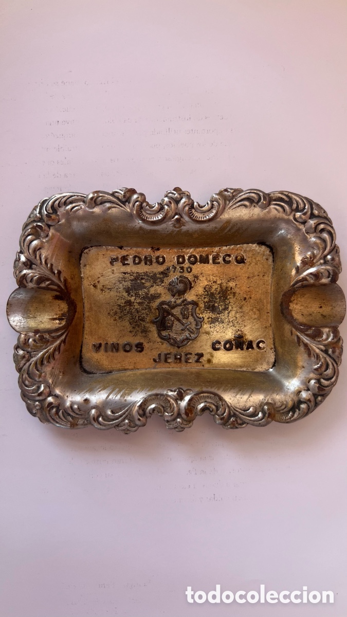 Coleccionismo: CENICERO PEDRO DOMECQ CO&Ntilde;AC VINO
