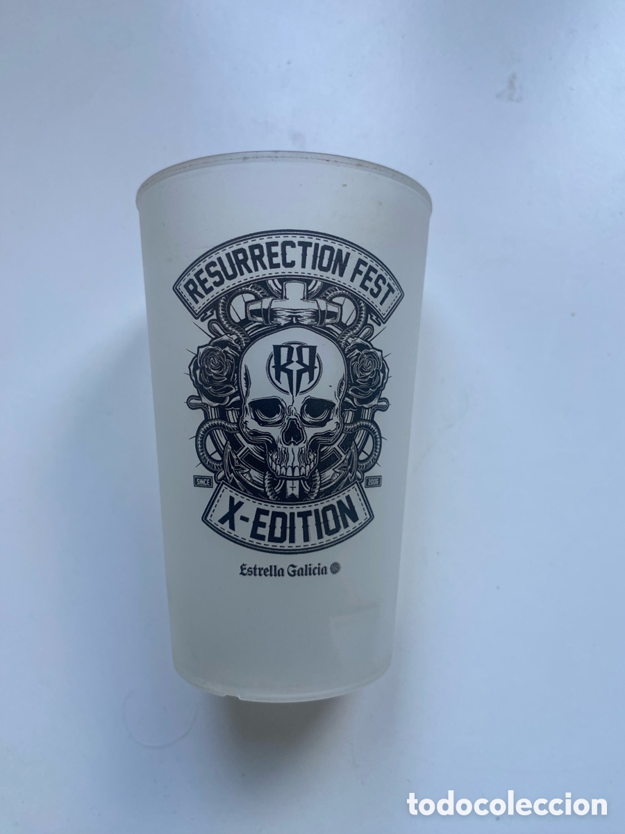 Coleccionismo: Vaso oficial Resurrection Fest 2006 300 ml &ndash; Viveiro &ndash; Merchandising original