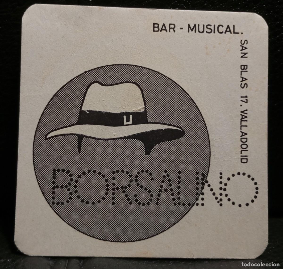Coleccionismo: BORSALINO BAR MUSICAL - POSAVASOS - VALLADOLID - CERVEZA - REFRESCOS - SIDRA - BITTER